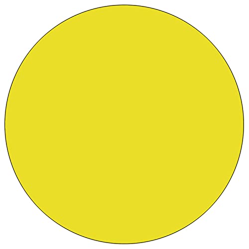 Flash Furniture 48 Rnd Yell Activity Table, 48"W X 48"D X 30.5"H, Yellow