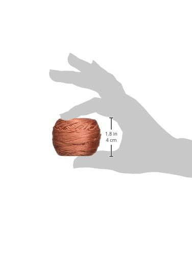 Dmc 116 8-356 Pearl Cotton Thread Balls, Medium Terra Cotta, Size 8