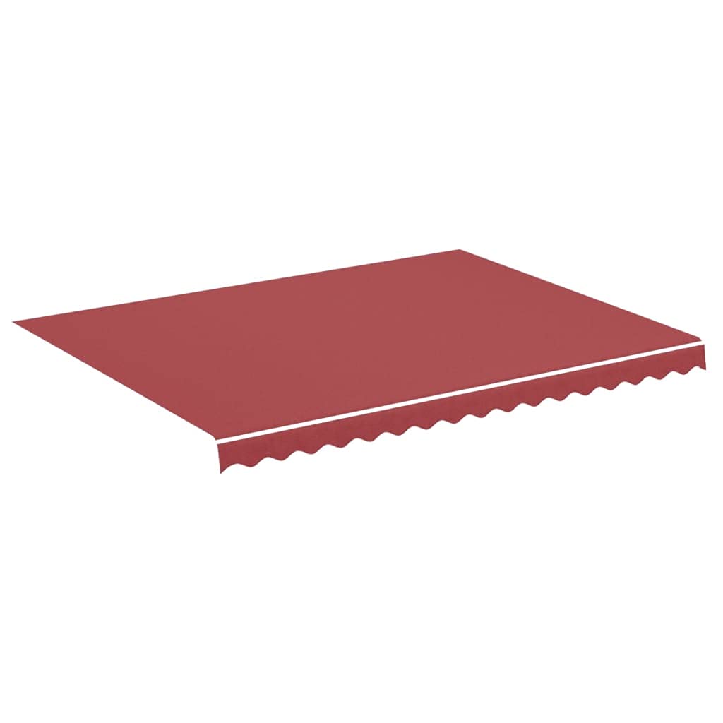 vidaXL Replacement Fabric for Awning Burgundy Red 13.1'x9.8'