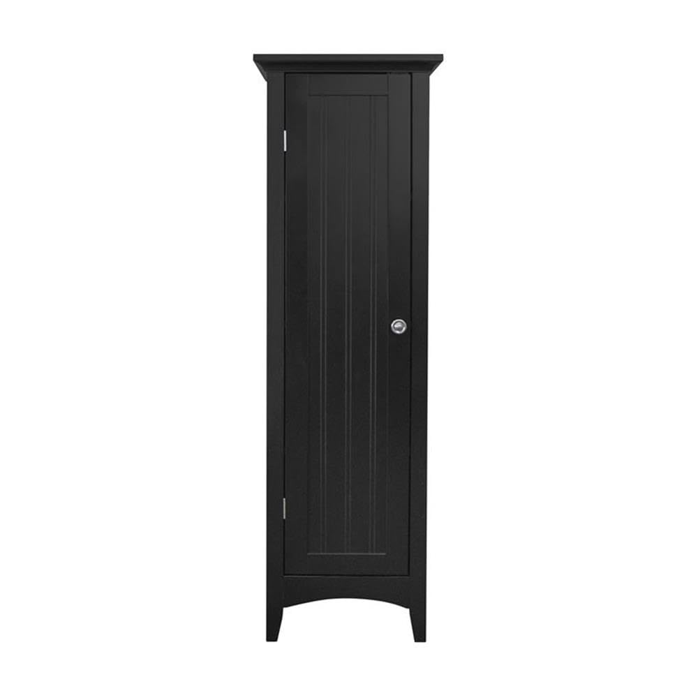 Os Home And Office One Door Kitchen Black Storage Pantry