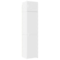 vidaXL Slim Storage Cabinet White 50x42.5x225 cm Engineered Wood