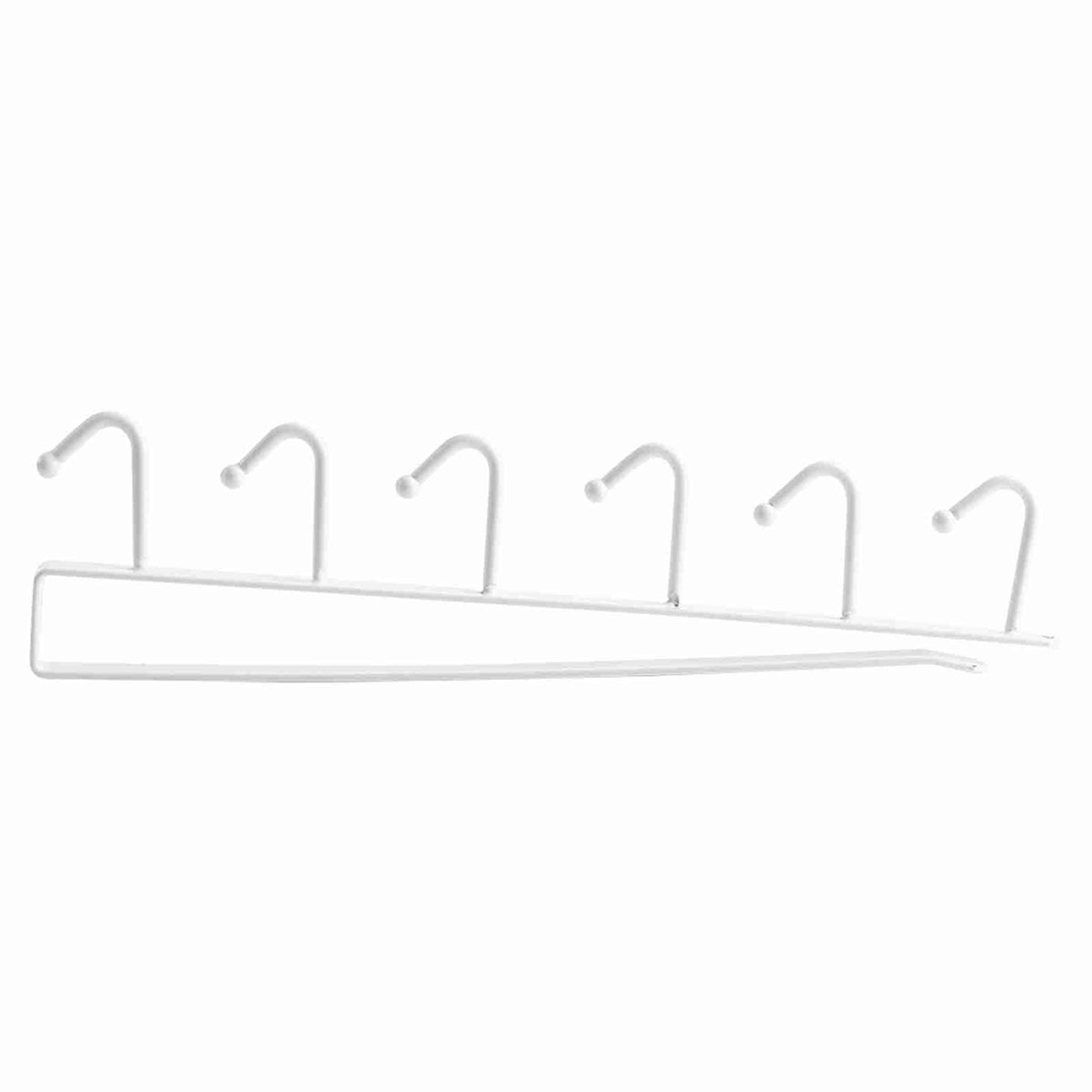 FITEGBAPY Under Shelf Storage Rack | 2 Pack Hanging Hook Organizer for Cups/Spoons/Towels | Metal Kitchen Counter Cabinet Hangin