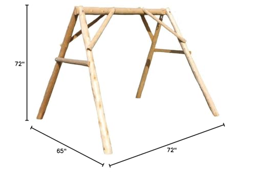 Lakeland Mills A-Frame Porch Swing, 4'