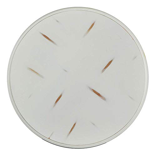 Progressive Furniture Belhamy Park Round End Table, Chalk White