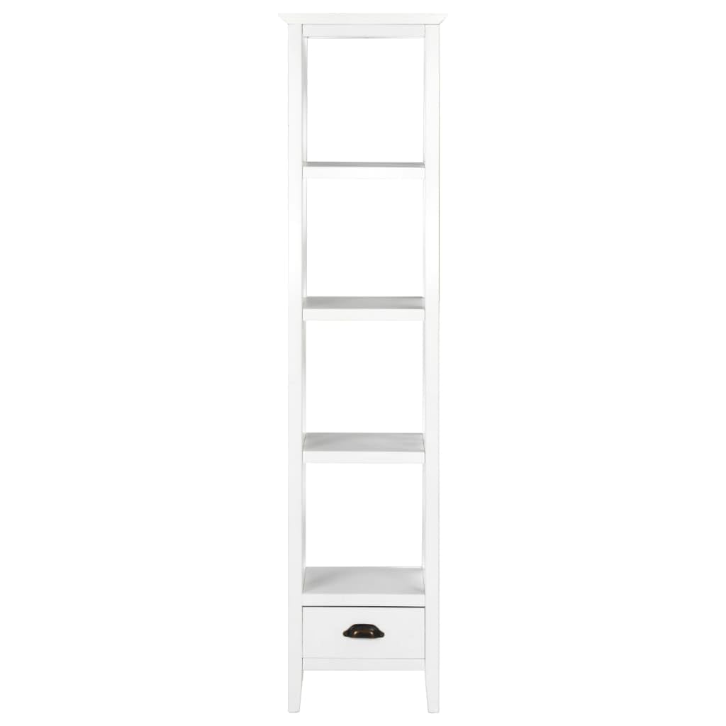 vidaXL White MDF Bookcase - Thumbnail 3