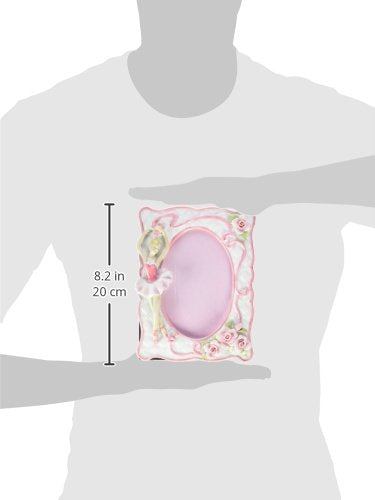 Cosmos 10119 Fine Porcelain Ballerina Picture Frame, 8-Inch