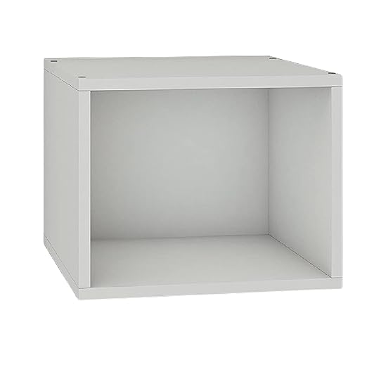 HEXOVA FURNITURE Single Cube Storage Unit Open Box Organizer 28x24x30 cm Compact Shelving for Home Office