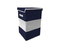 CUTBAZZ 3 Line 68 L Laundry Basket for Clothes & Toys With Lid & Side Handles Durable Foldable and Collapsible Laundry Storage B