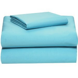 Twin Xl 100% Micro Fiber Aqua Blue 3 Pc Sheet Set - Soft And Comfy - Twin Extra Long, 15' Deep Pocket, 39' X 80' Great For Do