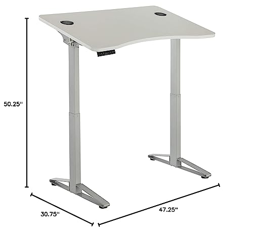 Safco Products Defy Electric Height Adjustable Sit to Stand Desk