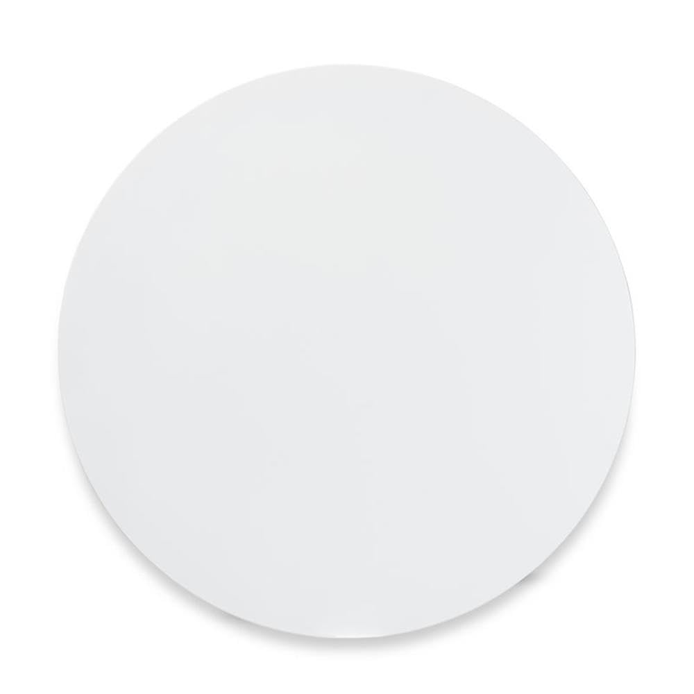 Baxton Studio Varen Modern and Contemporary White Finished Polypropylene Plastic and Oak Brown Finished Wood Dining Table