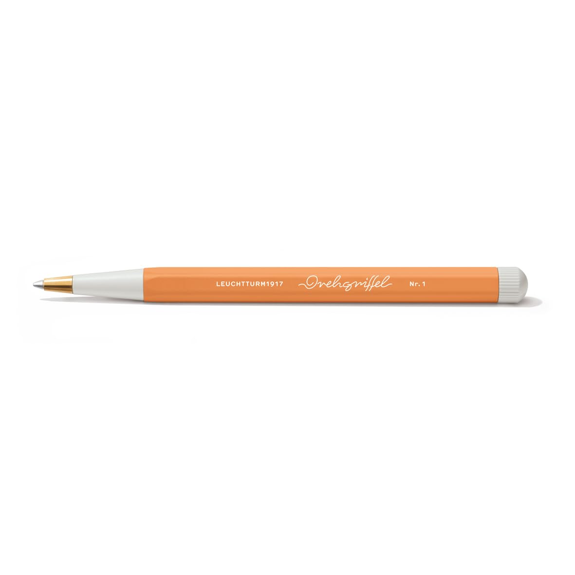 Leuchtturm1917 - Drehgriffel Writing Pen (Apricot) - Ballpoint Pen With Royal Blue Ink Included