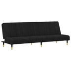 vidaXL Sofa Set 2 pcs Black Velvet, 3216298