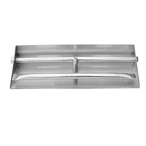 Stanbroil Stainless Steel Dual Fireplace Burner Pan, 14.5 Inches