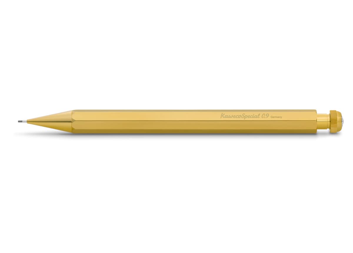 Kaweco Special Mechanical Pencil Brass 0.9 Mm I Lead Pencil Made Of Premium Brass I Push Lead Pencil 14 Cm I Refillable Pencil W