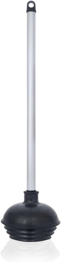 NEIKO 60166A Toilet Plunger with Patented All-Angle Design, Heavy-Duty Toilet Bowl Plunger with Aluminum Handle, Bathroom Necess