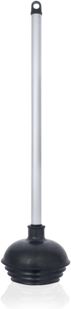 NEIKO 60166A Toilet Plunger with Patented All-Angle Design, Heavy-Duty Toilet Bowl Plunger with Aluminum Handle, Bathroom Necess