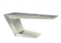 71 Silver Metal Mirrored Rectangular Writing Desk