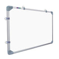 Eduway 1.5x2 Feet Non-Magnetic Double-Sided Whiteboard and Chalkboard | Ideal Use for Home, Office, Kids with Sliding Hanging Cl