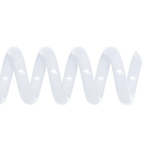 Trubind 15Mm (19/32 In.) Spiral Binding Coils For Reports, Presentations And Proposals | 4:1 Pitch | 12 In. Length | White | 125
