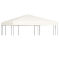Vidaxl Gazebo Cover, Canopy Top Replacement, Sunshade For Patio Backyard, Outdoor Gazebo Cover With Durable Polyester Fabric, Cream White