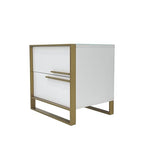 Neos Modern Furniture Nightstand, White