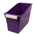 Romanoff Products ROM77206BN Purple Shelf File with Label Holder - 6 Each