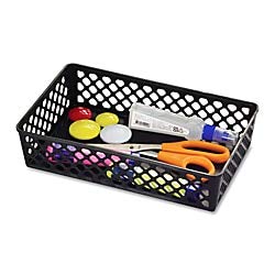 Officemate Oic Achieva Large Supply Basket, Pack Of 4, Recycled, Black
