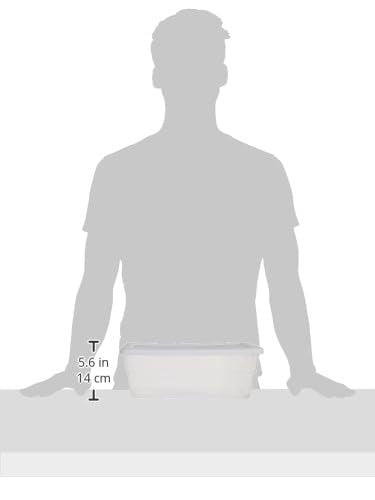 Sterilite Storage Box 13.5'' X 8.3'' X 4.8'', 6 Qt. Clear - Pack Of 4