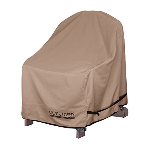 Ultcover Waterproof Patio Adirondack Chair Cover For Outdoor Chair Size Upto 32W X 35D X 36H Inch
