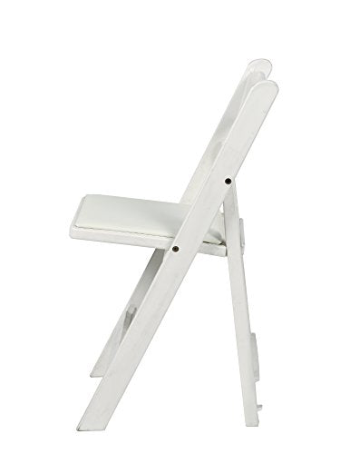 Commercial Seating Products Resin White Folding Chairs, 1-Pack