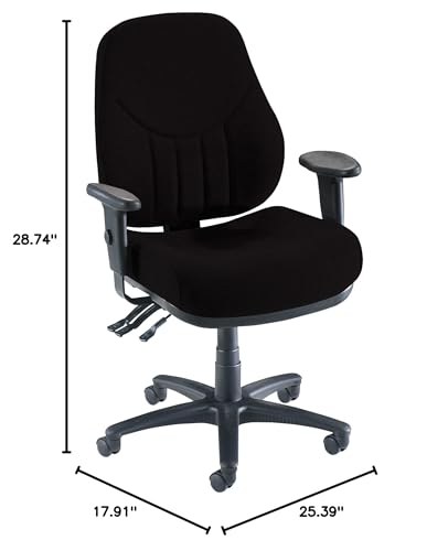 Lorell Baily High-Back Multi-Task Chair, Black