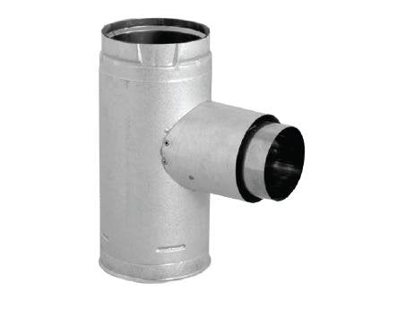 M&G DuraVent Duravent Pro Increaser Adapter Clean-Out Tee Cap-3PVP-TADX4, 3, Stainless Steel