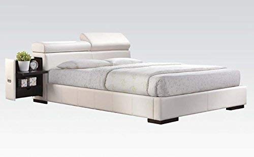 Acme Manjot Queen Panel Bed in White
