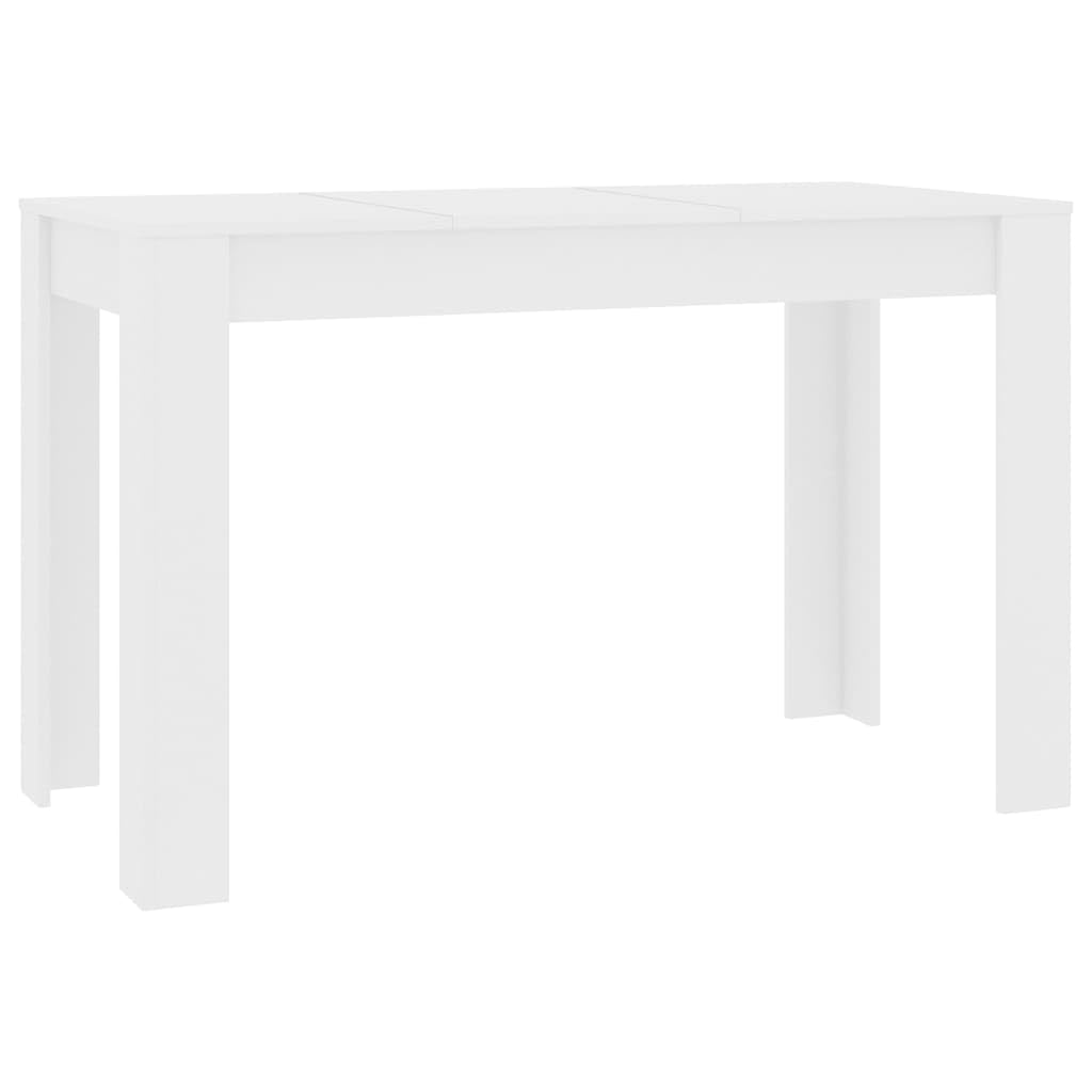 vidaXL Dining Table White 47.2&quot;x23.6&quot;x29.9&quot; Chipboard