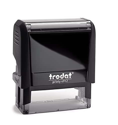 Trodat 4912 Return Address Stamp - Custom Text Stamp - Choose From Many Fonts & 15 Ink Colors!