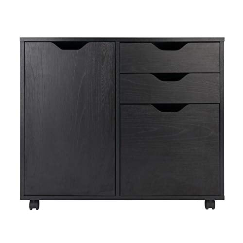 Ergode Wood Halifax 5-Drawer High Cabinet | Versatile Storage Solution | Easy-Open Drawers | (20431-VV)