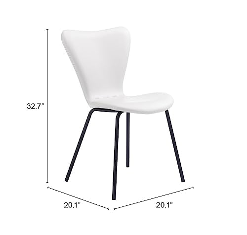 Zuo Torlo Dining Chair White