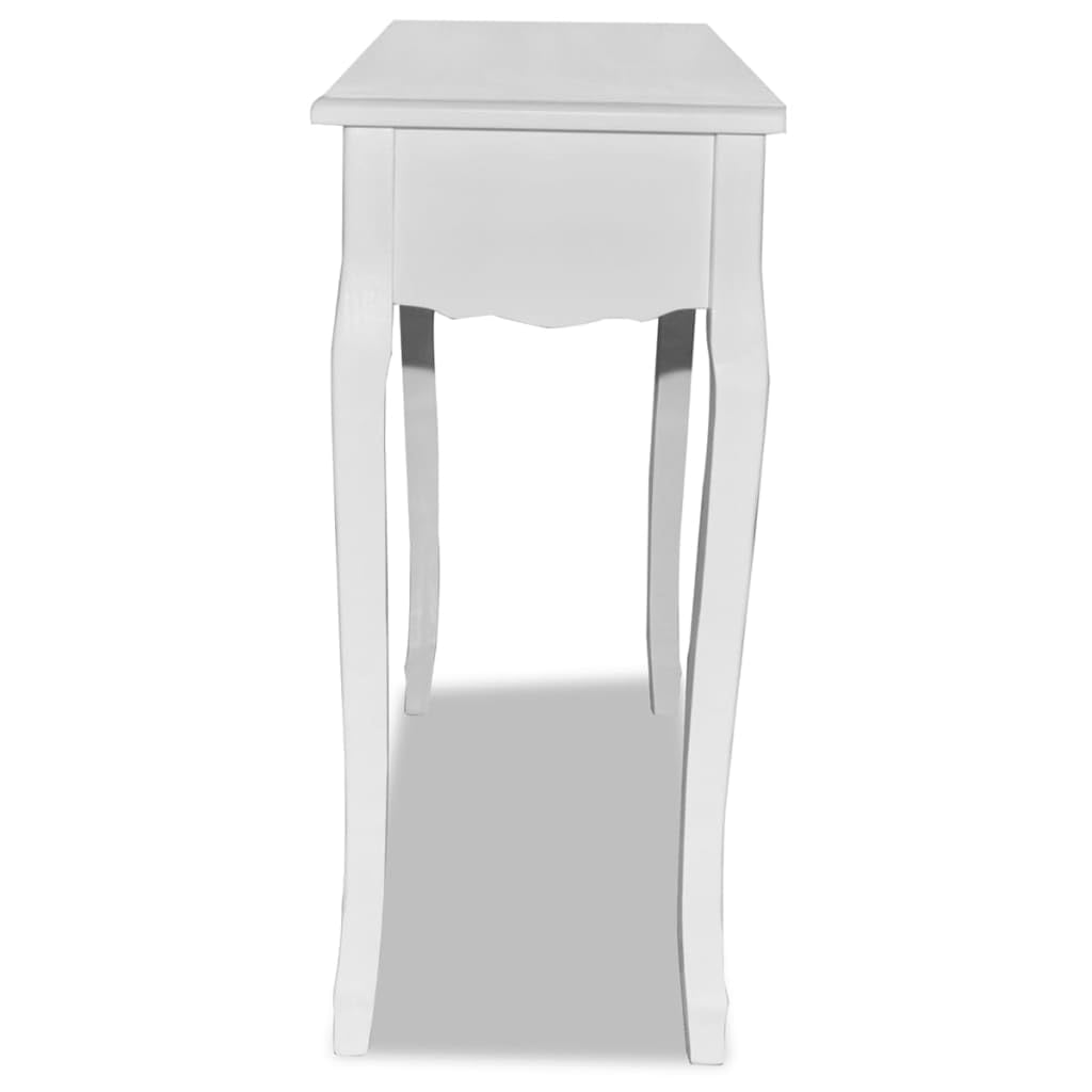 vidaXL White Dressing Console Table