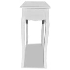 vidaXL White Dressing Console Table