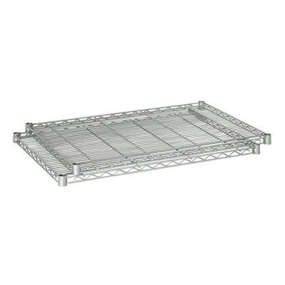 36 X 24&quot; Wire 2 Shelf Pack, Gray-Gr