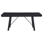 Coaster Home Furnishings Newport 5-Piece Rectangular Trestle Table Dining Set Black