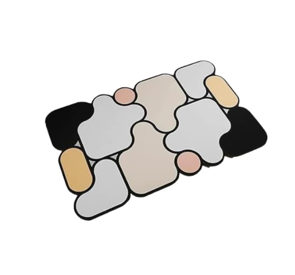 Merrionix 5D Puzzle Mat for Home | MultiUse Floor Mat for Bathroom, Doorway and Indoor Areas | Rubber Base Mat (Multicolor | Pa