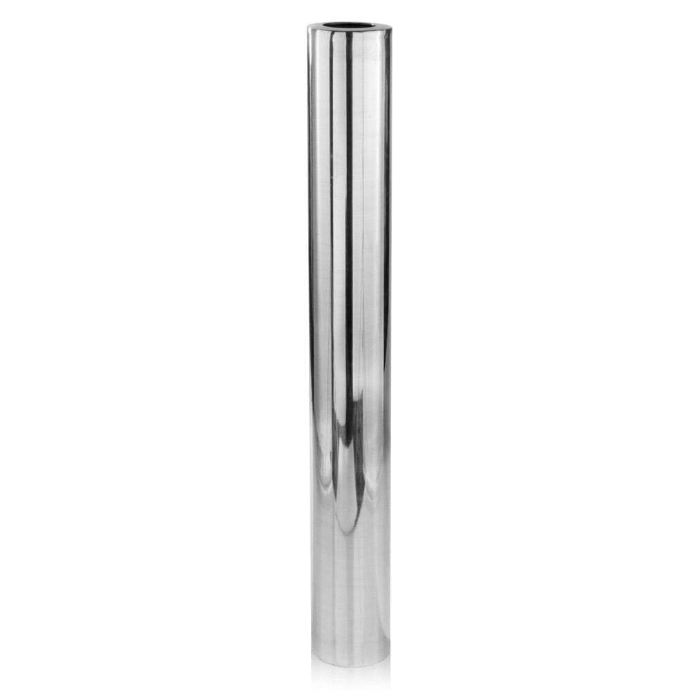 HomeRoots Decor 6-inch x 6-inch x 48-inch Buffed, Extra Large Cylinder, Tall - Floor Vase