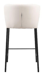 Zuo Linz Counter Stool Cream