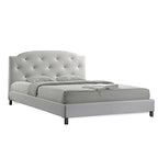 Baxton Studio BBT6440-Full-White Platform, Full, White
