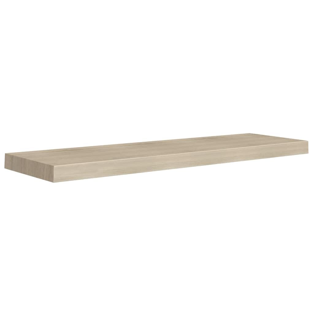 Floating Wall Shelves -SKM Floating Wall Shelves 4 pcs Oak 35.4&quot;x9.3&quot;x1.5&quot; MDF