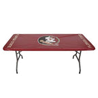 Collegiate Kwik-Covers Rectangle Plastic Table Covers, Bundle Of 2 (Florida State University, 8')