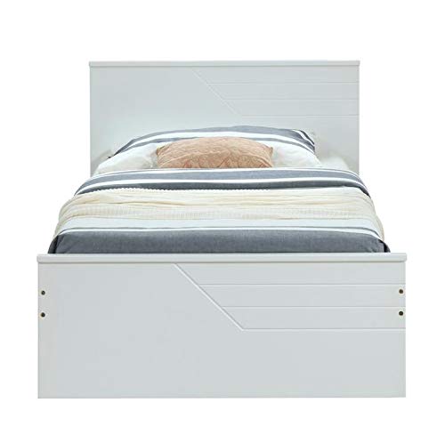 Acme Ragna Wooden Twin Panel Bed In White