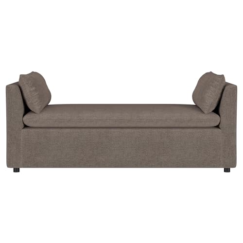 Coaster Home Furnishings Robin Upholstered Accent Bench with Armrests Brown